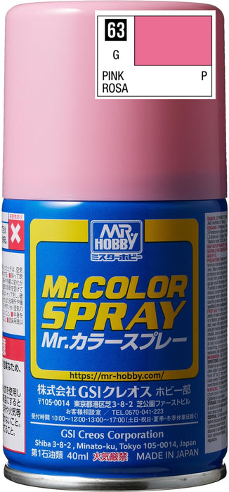 Mr.Color Spray S63 - Pink (Gloss/Primary)