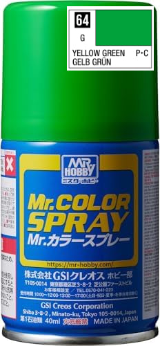 Mr.Color Spray S64 - Yellow Green (Gloss/Primary)