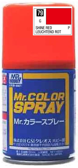 Mr.Color Spray S79 - Shine Red (Gloss/Primary)