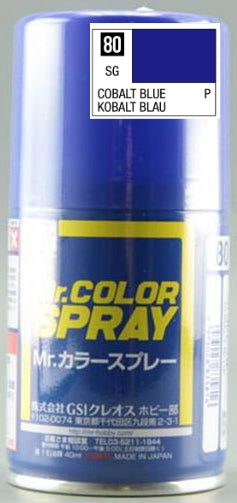 Mr.Color Spray S80 - Cobalt Blue (Gloss/Primary)