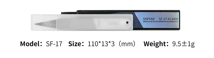Dspiae Siren-glass Mirror Polishing File (MSF-13, SF-15, SF-16, SF-17, SF-20)