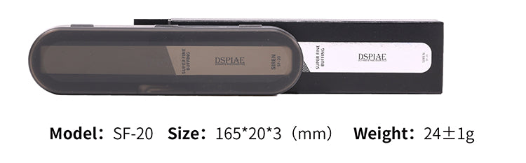 Dspiae Siren-glass Mirror Polishing File (MSF-13, SF-15, SF-16, SF-17, SF-20)