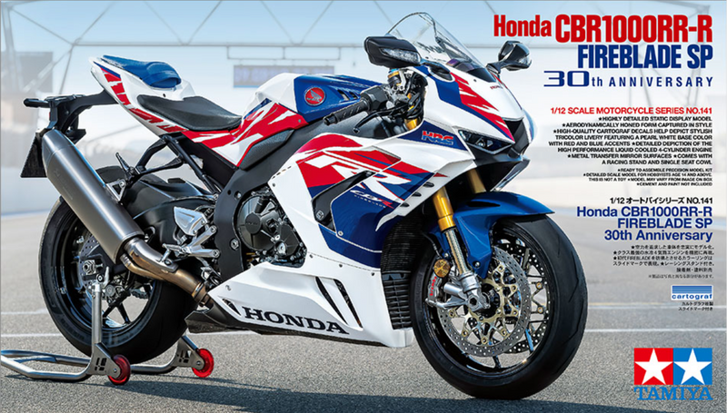 1/12 Honda CBR1000RR-R Fireblade SP 30th Anniversary (Tamiya Motorcycle Series 141)