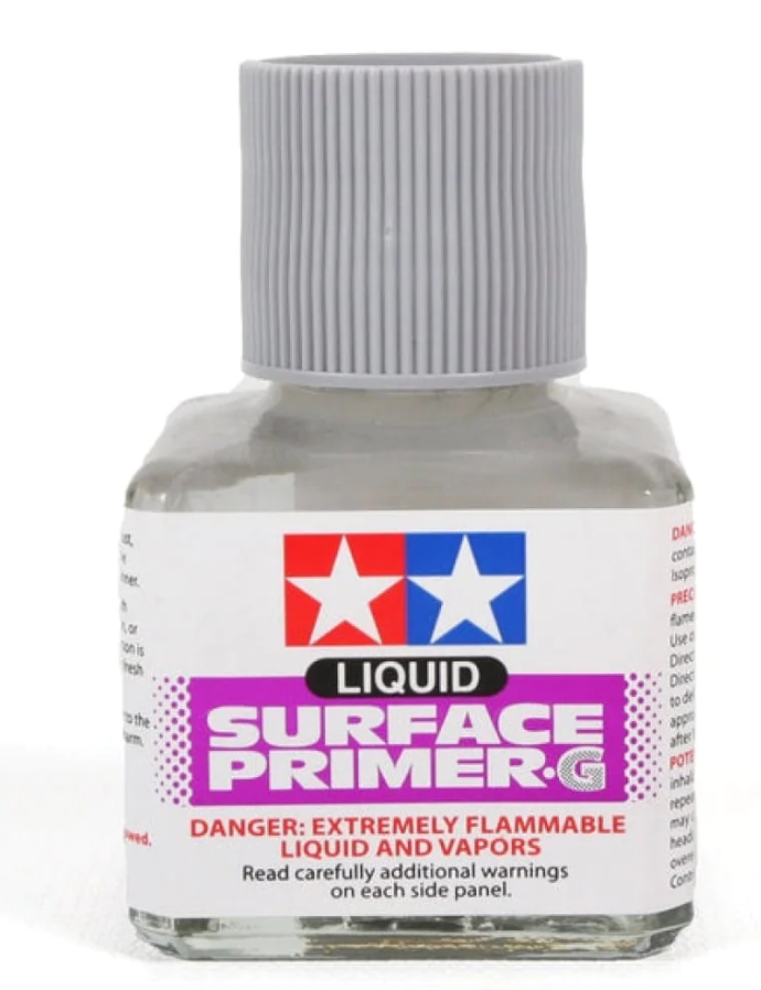 Tamiya Liquid Surface Primer - Gray (40mL) (87075)