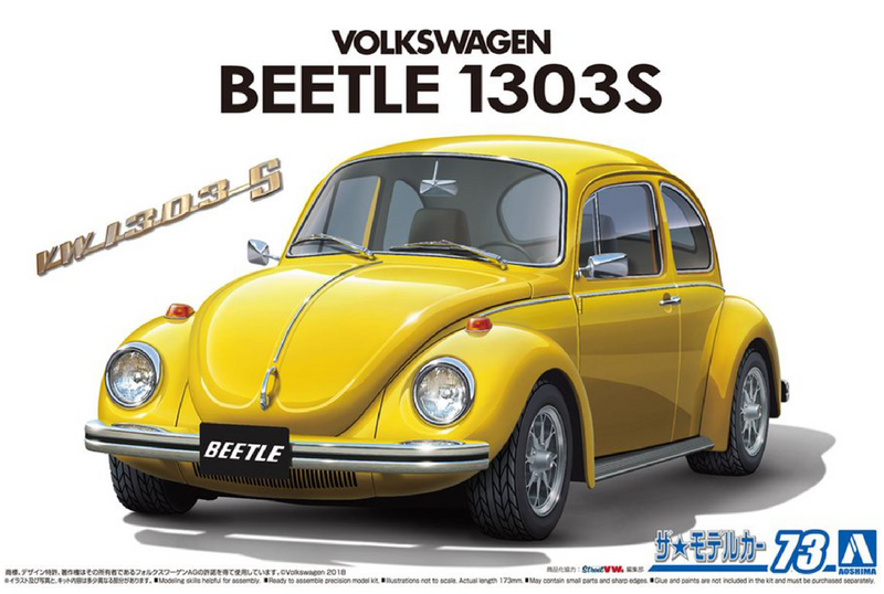 1/24 Volkswagen 13AD Beetle 1303S '73 (Aoshima The Model Car Series No.73)