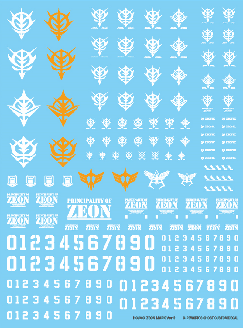 G-Rework Decal - HG / MG Zeon Mark