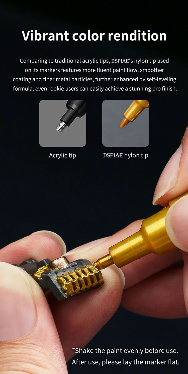 DSPIAE Super Metallic Color Markers