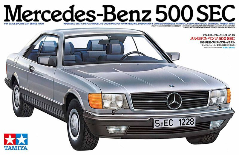 ミニカー Mercedes-Benz 500SEC 1/24 Mercedes Benz 500SEC (Tamiya Sports Car Series 029) - Argama