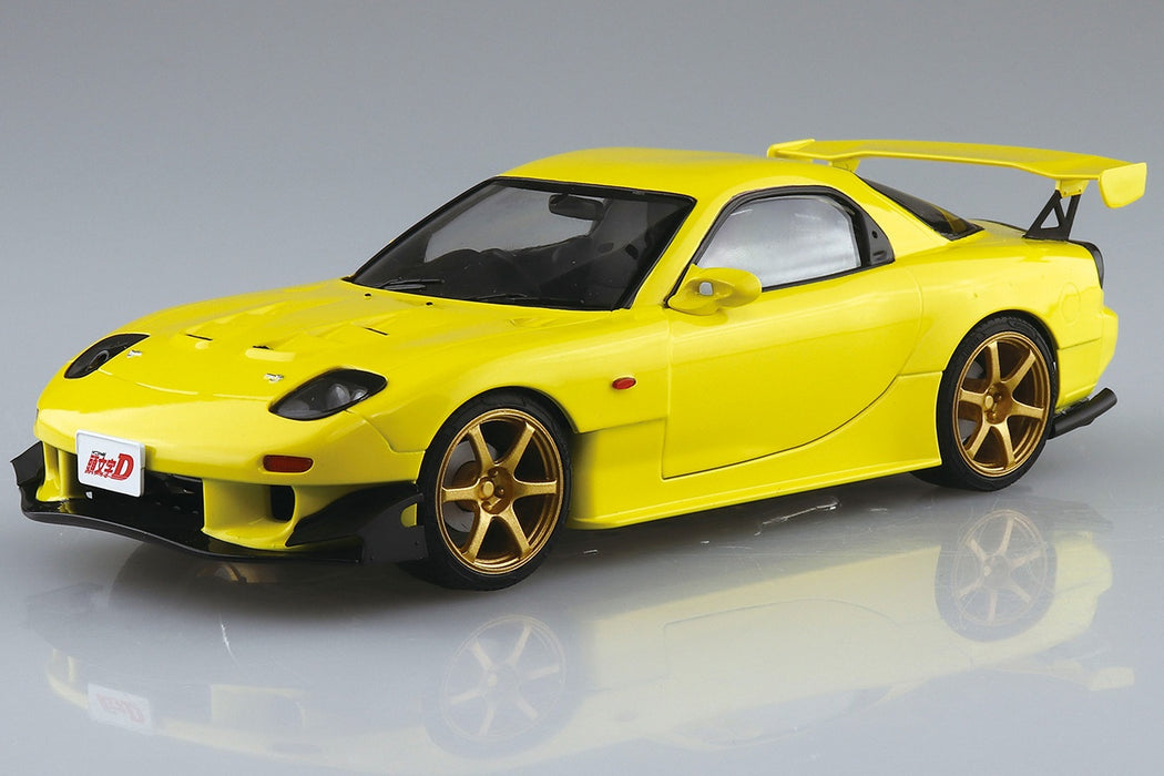 Initial D 1/24 (PRE-PAINTED) Takahashi Keisuke FD3S RX-7 Project D Comic Vol 28 Ver.