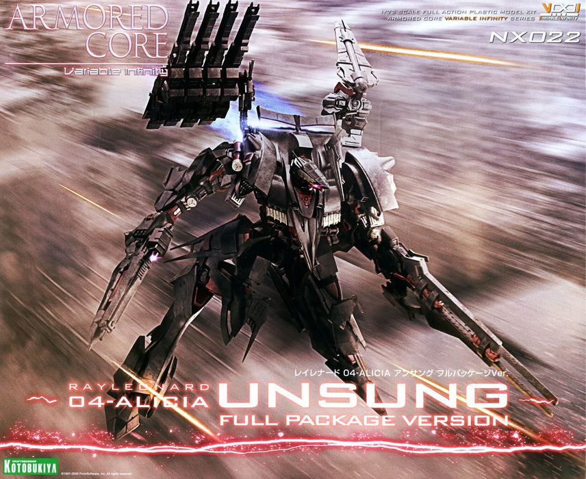 Armored Core Variable Infinity 1/72 RAYLEONARD 04-ALICIA UNSUNG FULL PACKAGE VERSION