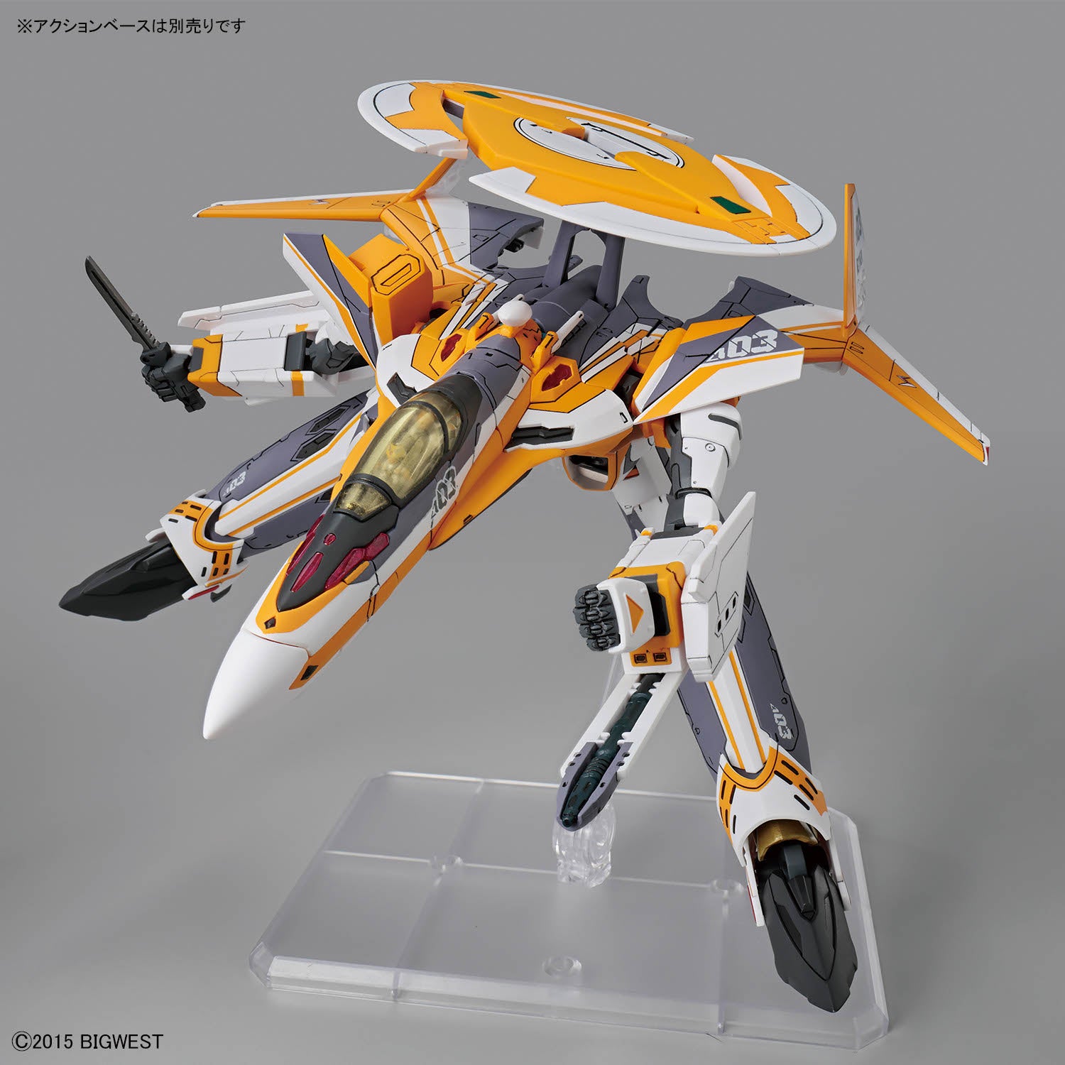 アニメ GWAVE clubsound project somersault Bandai High Grade (HG) Macross Delta 1/100 VF-31E SIEGFRIED (CHUCK