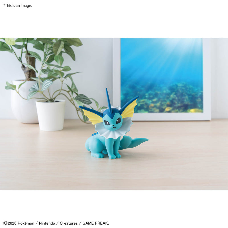 Pokemon Plastic Model Collection Quick!! No.27 Vaporeon
