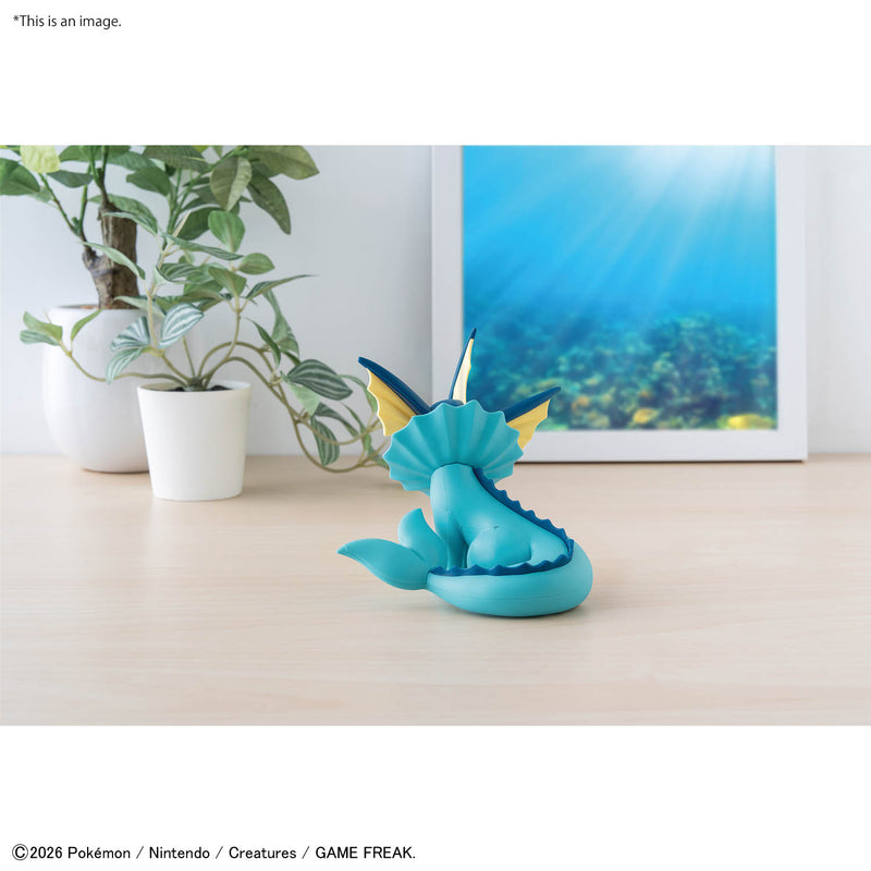 Pokemon Plastic Model Collection Quick!! No.27 Vaporeon