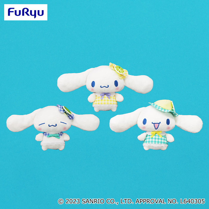 FuRyu Plush - Sanrio - Cinnamoroll - Fruit Gingham Mascot (Blue)