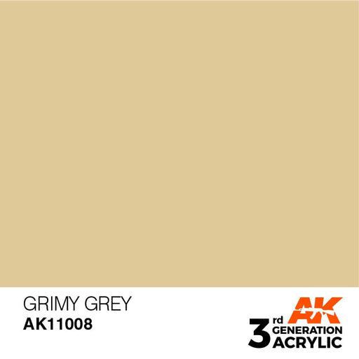 AK Interactive AK11008 3rd Gen Acrylic Grimy Grey 17ml