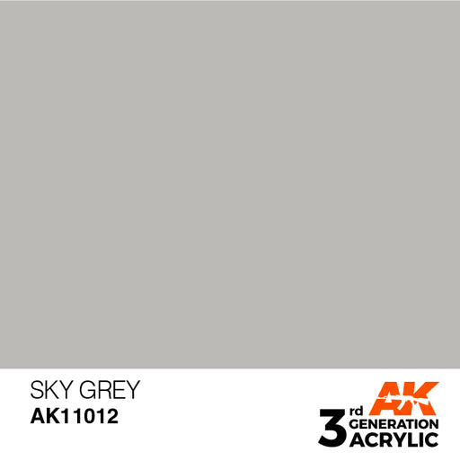 AK Interactive AK11012 3rd Gen Acrylic Sky Grey 17ml