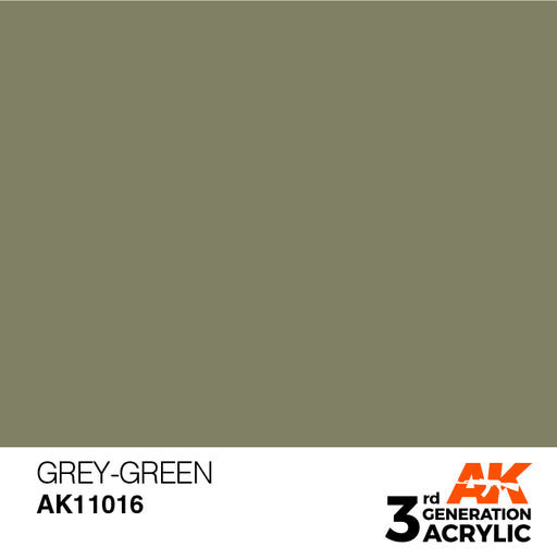 AK Interactive AK11016 3rd Gen Acrylic Grey-Green 17ml