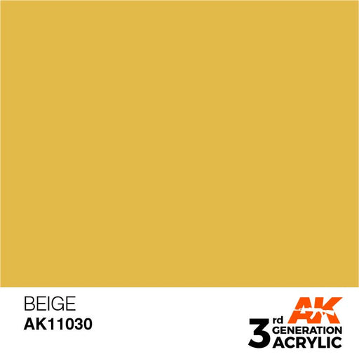 AK Interactive AK11030 3rd Gen Acrylic Beige 17ml