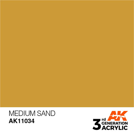 AK Interactive AK11034 3rd Gen Acrylic Medium Sand 17ml