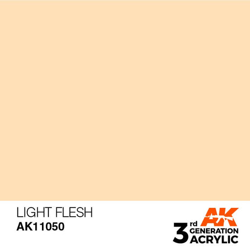 AK Interactive AK11050 3rd Gen Acrylic Light Flesh 17ml