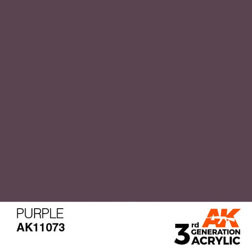 AK Interactive AK11073 3rd Gen Acrylic Purple 17ml
