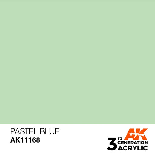 AK Interactive AK11168 3rd Gen Acrylic Pastel Blue 17ml