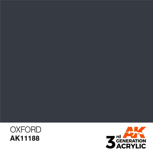 AK Interactive AK11188 3rd Gen Acrylic Oxford 17ml