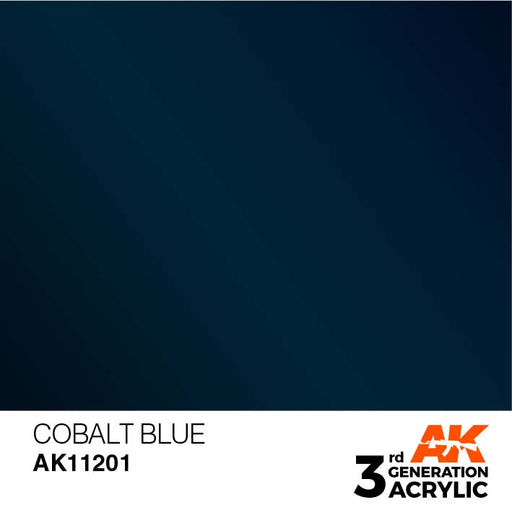 AK Interactive AK11201 3rd Gen Acrylic Cobalt Blue 17ml