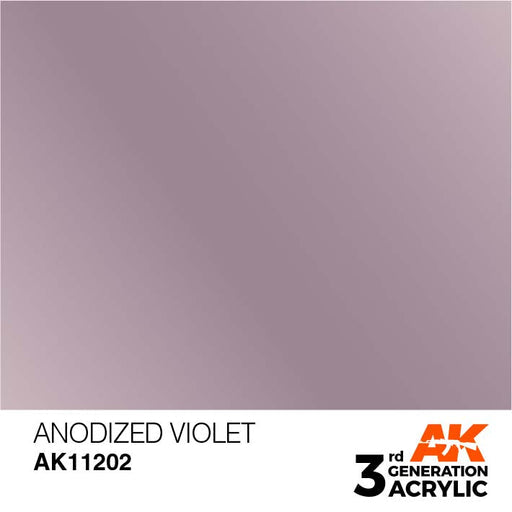 AK Interactive AK11202 3rd Gen Acrylic Anodized Violet 17ml