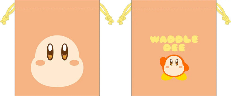 Ensky - Kirby - Pupupu Face Drawstring Purse (Waddle Dee)