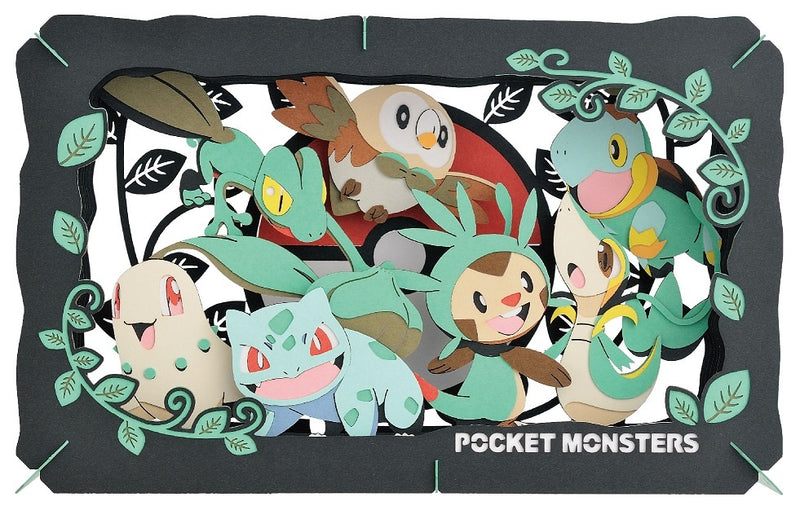 Paper Theater - Pokemon - Type: Grass (PT-L06)