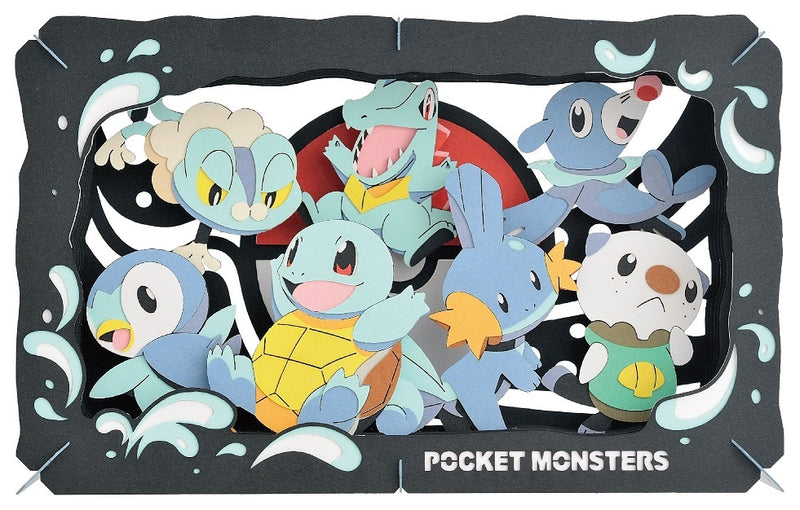 Paper Theater - Pokemon - Type: Water (PT-L08)