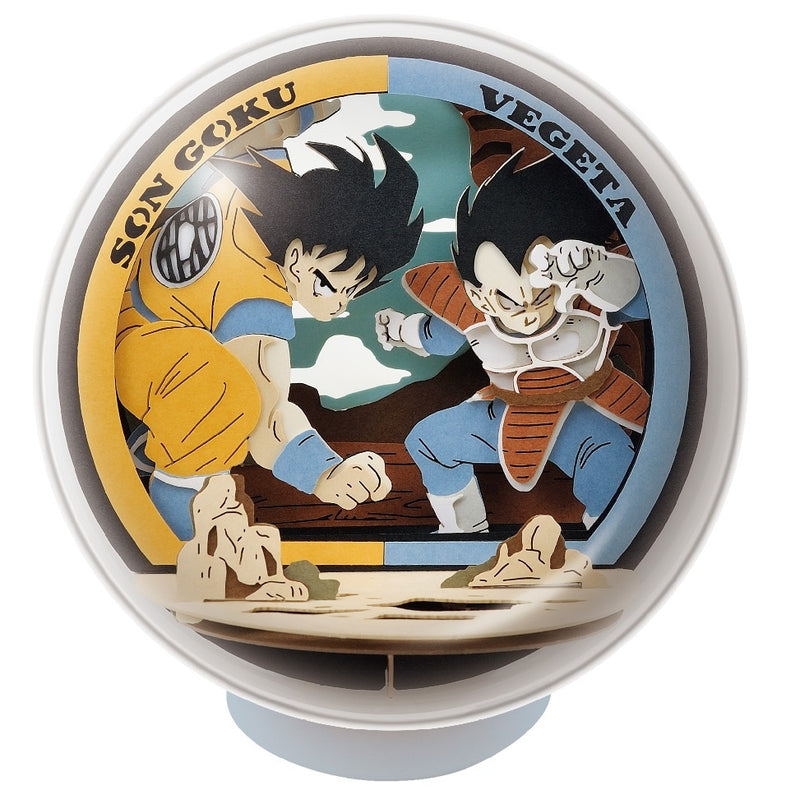 Paper Theater Ball - Dragon Ball - Son Goku vs Vegeta - with Display Case (PTB-15)