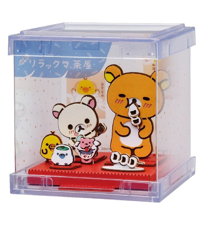 Paper Theater Cube - Rilakkuma - Rilakkuma Chaya (Tea House) - with Display Case (PTC-12)