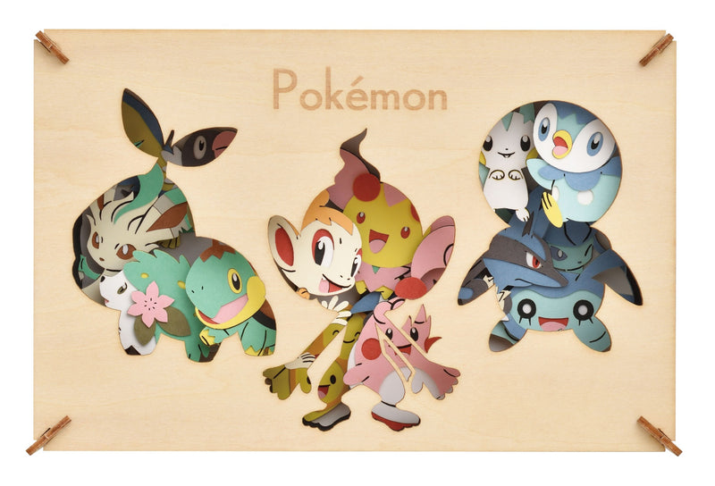 Paper Theater Wood Style - Pokemon - Sinnoh Pokemon (PT-WL15)