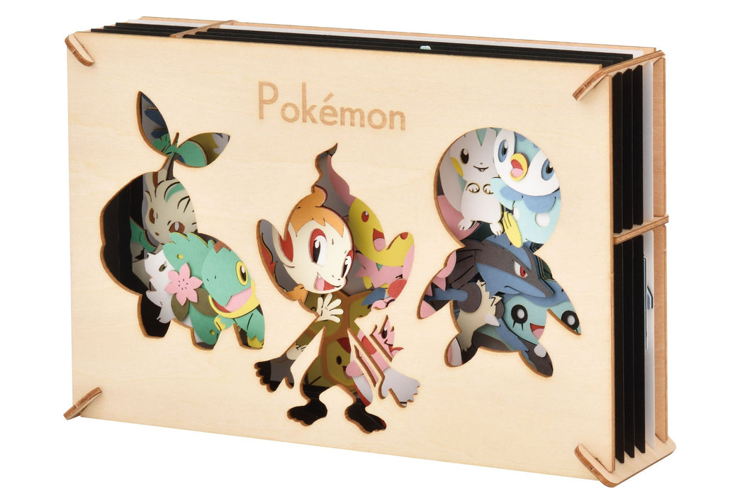 Paper Theater Wood Style - Pokemon - Sinnoh Pokemon (PT-WL15)