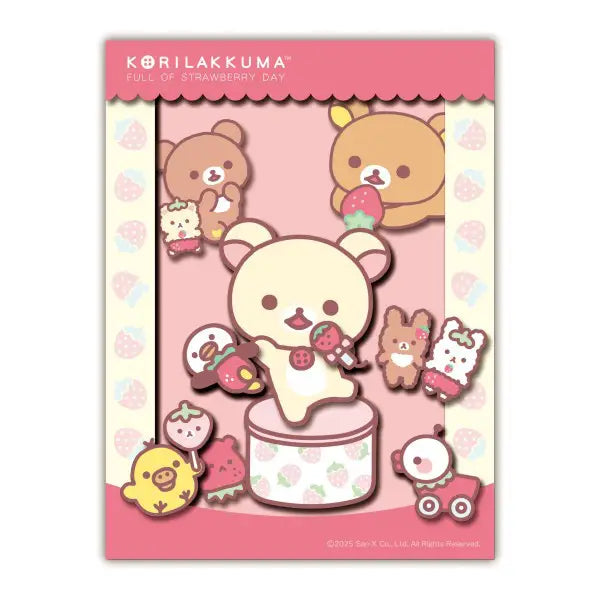 Ensky Paper Shadow Art Mini - Rilakkuma - Korilakkuma's Strawberry Days (SA-M17)