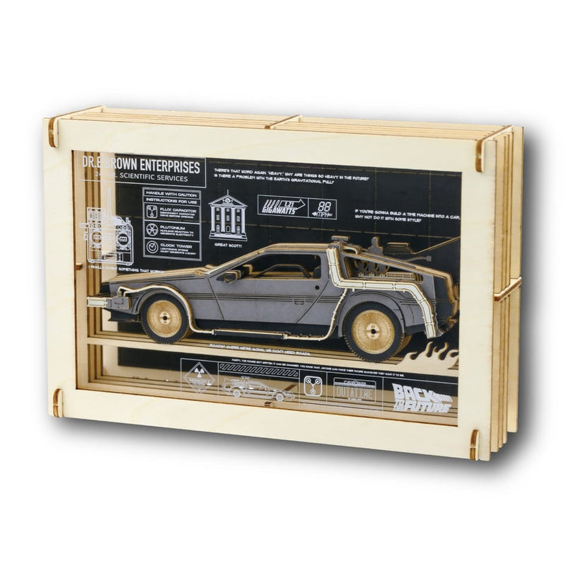 Paper Theater Wood Style - Back to the Future (PT-WL37)