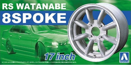 Aoshima 1/24 RS Watanabe 8 Spoke 17 Inch Rims
