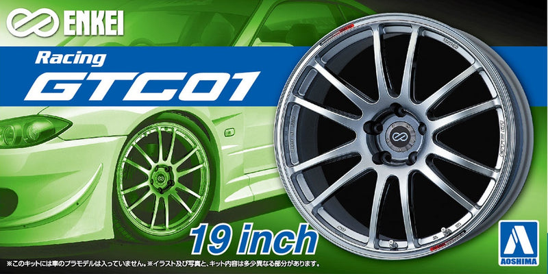 Aoshima 1/24 Enkei GTC01 19 Inch Rims