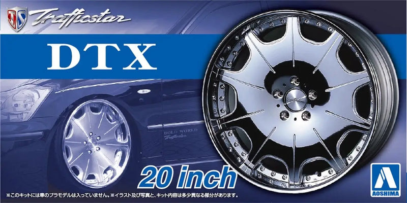 Aoshima 1/24 Trafficstar DTX 20 Inch Rims