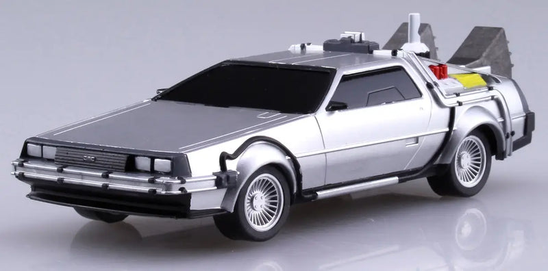 Back to the Future Part II Pull-Back 1/43 DeLorean Time Machine