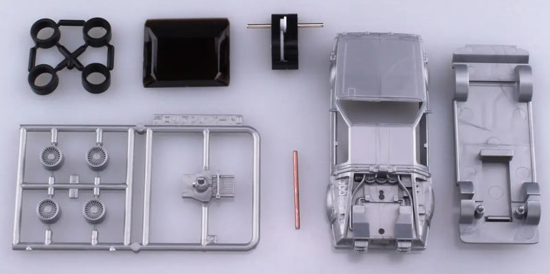Back to the Future Part II Pull-Back 1/43 DeLorean Time Machine