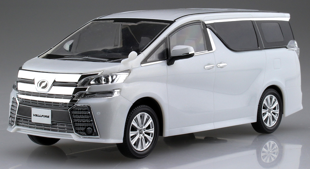 1/32 Toyota Vellfire (White Pearl Crystal Shine) (Aoshima The Snap Kit Series No.04A)