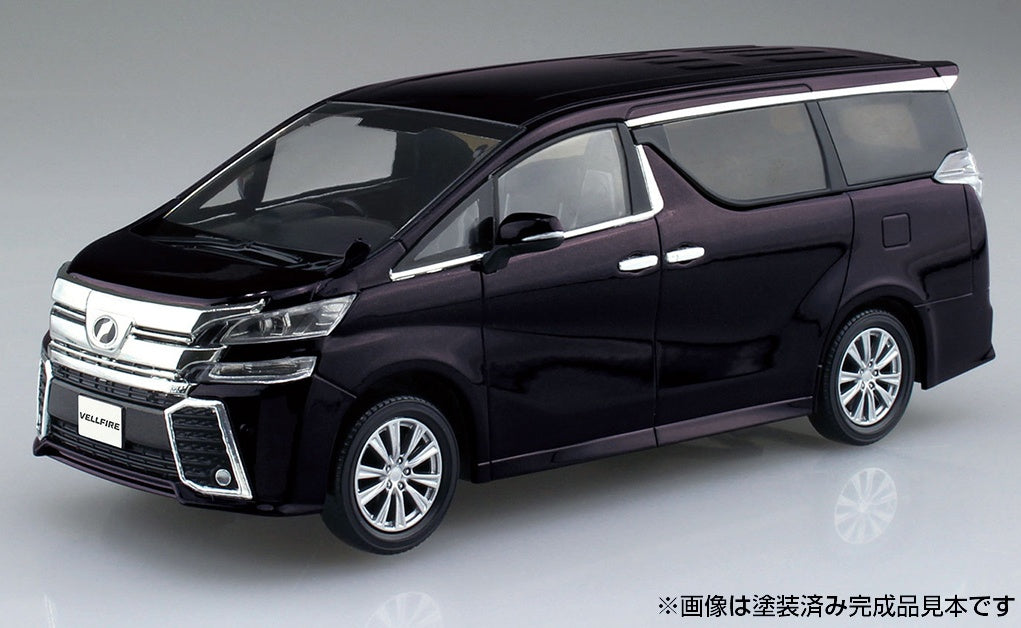 1/32 Toyota Vellfire (Burning Black Crystal Shine Glass Flake) (Aoshima The Snap Kit Series No.04C)