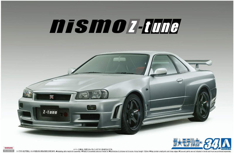1/24 Nissan Nismo BNR34 Skyline GT-R Z-Tune '04 (Aoshima The Model Car Series 34)