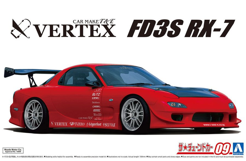 1/24 Mazda Vertex FD3S RX-7 '99 (Aoshima The Tuned Car Series No.09)