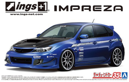 1/24 Subaru ings GRB Impreza WRX STi '07 (Aoshima The Tuned Car Series No.35)