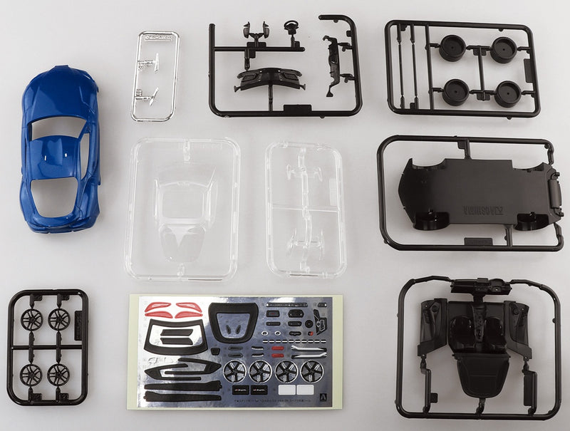 1/32 Toyota GR Supra (Deep Blue Metallic) (Aoshima The Snap Kit Series No.10E)