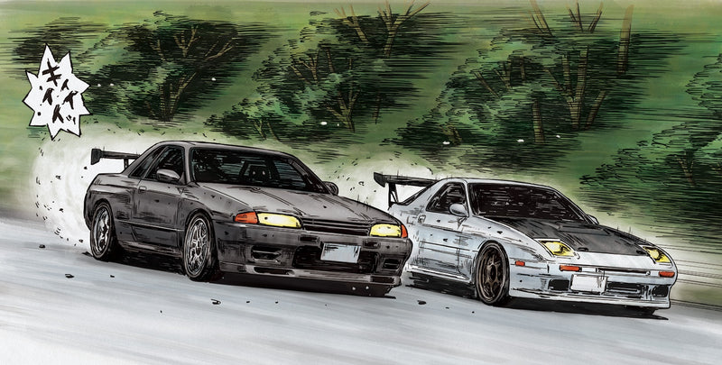 Initial D 1/24 Rin Hojo BNR32 Skyline GT-R